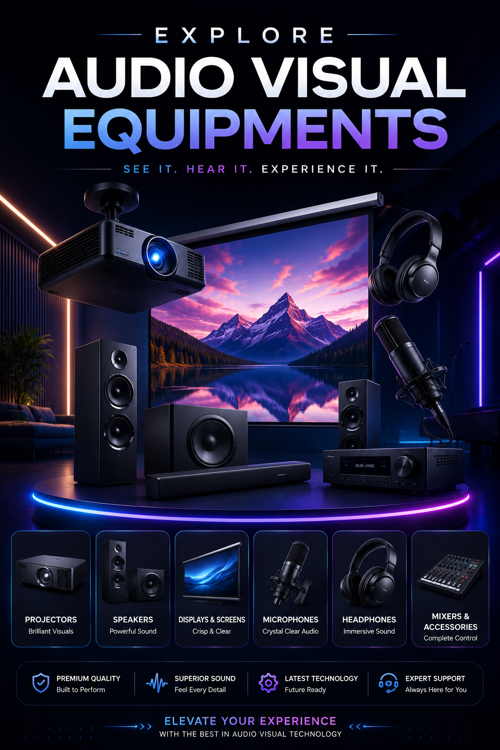 Audio Visual Equipments
