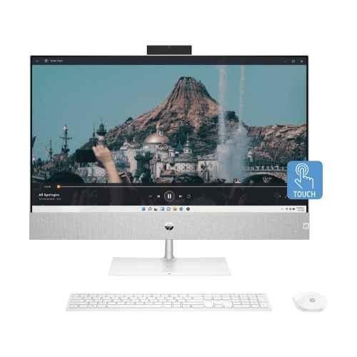 HP Pavilion All-in-One Intel i7-13700T 16GB 1TB SSD Win11 + MSO 21 UMA , Audio by B&O Wireless FHD touchscreen display 1Year Snow Flake White 27-ca2003 8Y9D4PA