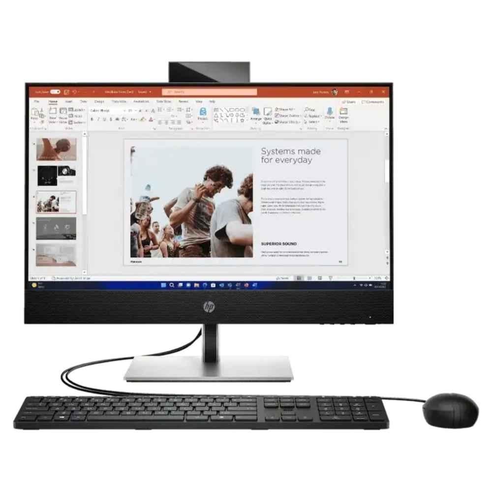 HP ProOne 440 G9 All-in-One Black Desktop i5-13500/16GB DDR4-3200 MHz RAM/512GB PCIe NVMe M.2 SSD/Intel UHD Graphics 770/Windows 11 Pro & 23.8 inch Diagonal FHD Display, B05F9PT