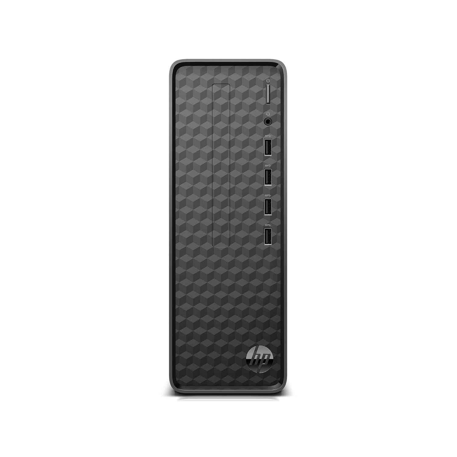 HP Slim Tower 12th Gen Intel Core i5-12400 8GB RAM/512GB SSD/Black Wired Keyboard & Mouse/Intel UHD Graphics 730/Windows 11 Dark Black Desktop, S01-PF2123IN