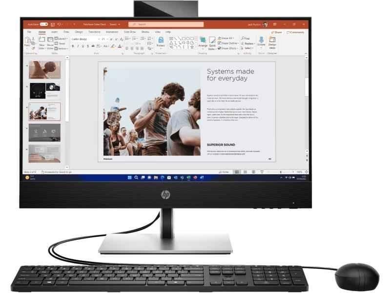HP ProOne 440 G9 All-in-One Black Desktop with i7-13700/16GB DDR4-3200MHz RAM/1TB SSD/Intel UHD Graphics 770/FreeDOS & 23.8 inch FHD Display, CN8M8AT