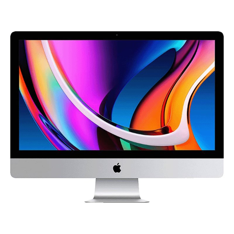 Apple 27-inch iMac with Retina 5K display: 3.8GHz 8-core 10th-generation Intel Core i7 processor, 512GB, 8GB-White, MXWV2HN/A