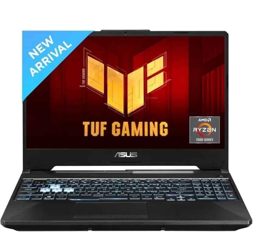 Asus A15 Black TUF Gaming Laptop with AMD Ryzen 7 7435HS/NVIDIA Geforce RTX 3050 Graphics/16GB/512GB SSD/Window 11 & 15.6 inch FHD Display, FA566NCR-HN075W