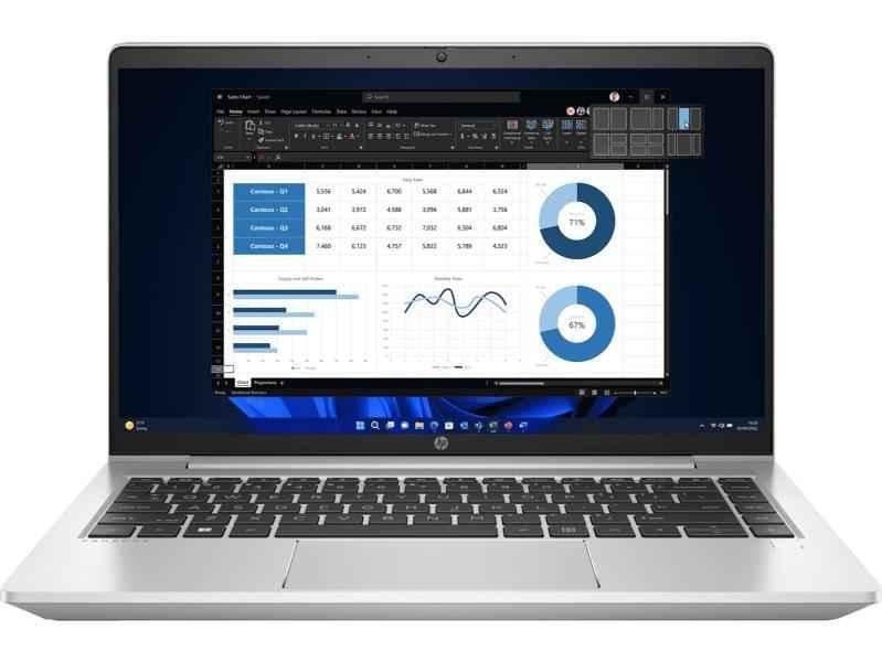 HP Pro Silver Laptop with AMD Ryzen 5 5625U/8GB/512GB DDR4 FreeDOS & 14 inch Display, 9S6W7AT