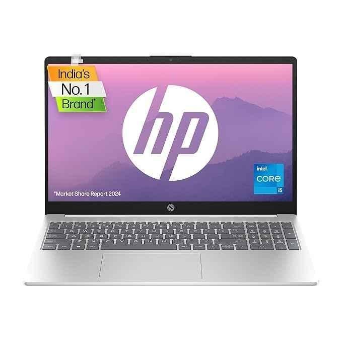 HP 15-FD0316TU 13th Gen Intel Core i5-1334U/16GB DDR4 SDRAM/512GB/Silver Laptop with 15.6 inch FHD Display, A4KF0PA