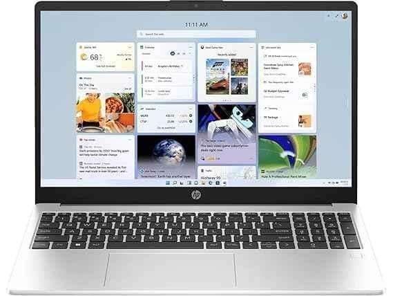 HP 255 G10 Turbo Silver Laptop with AMD Ryzen 3 7320U/DOS 16GB RAM/512GB SSD/AMD Radeon Graphics & 15.6 inch HD Display