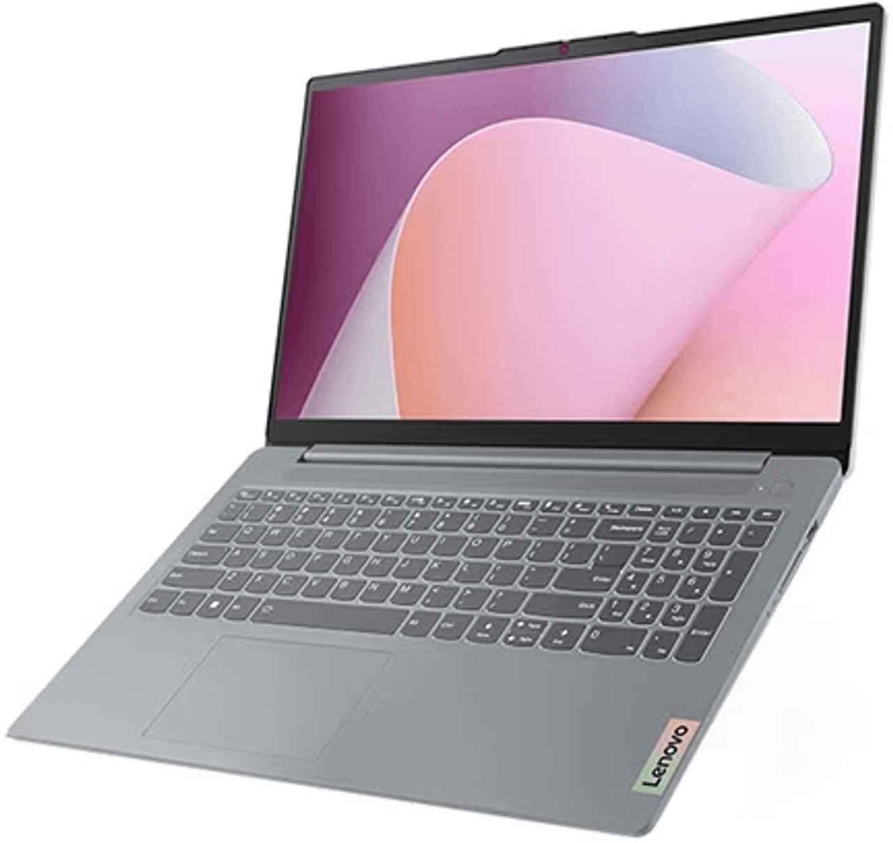 Lenovo IdeaPad Slim 3 Arctic Grey Laptop with 7th Gen AMD Ryzen 5/8GB/512GB SSD/Win 11 & 15.6 inch FHD Display, 82XQ008TIN