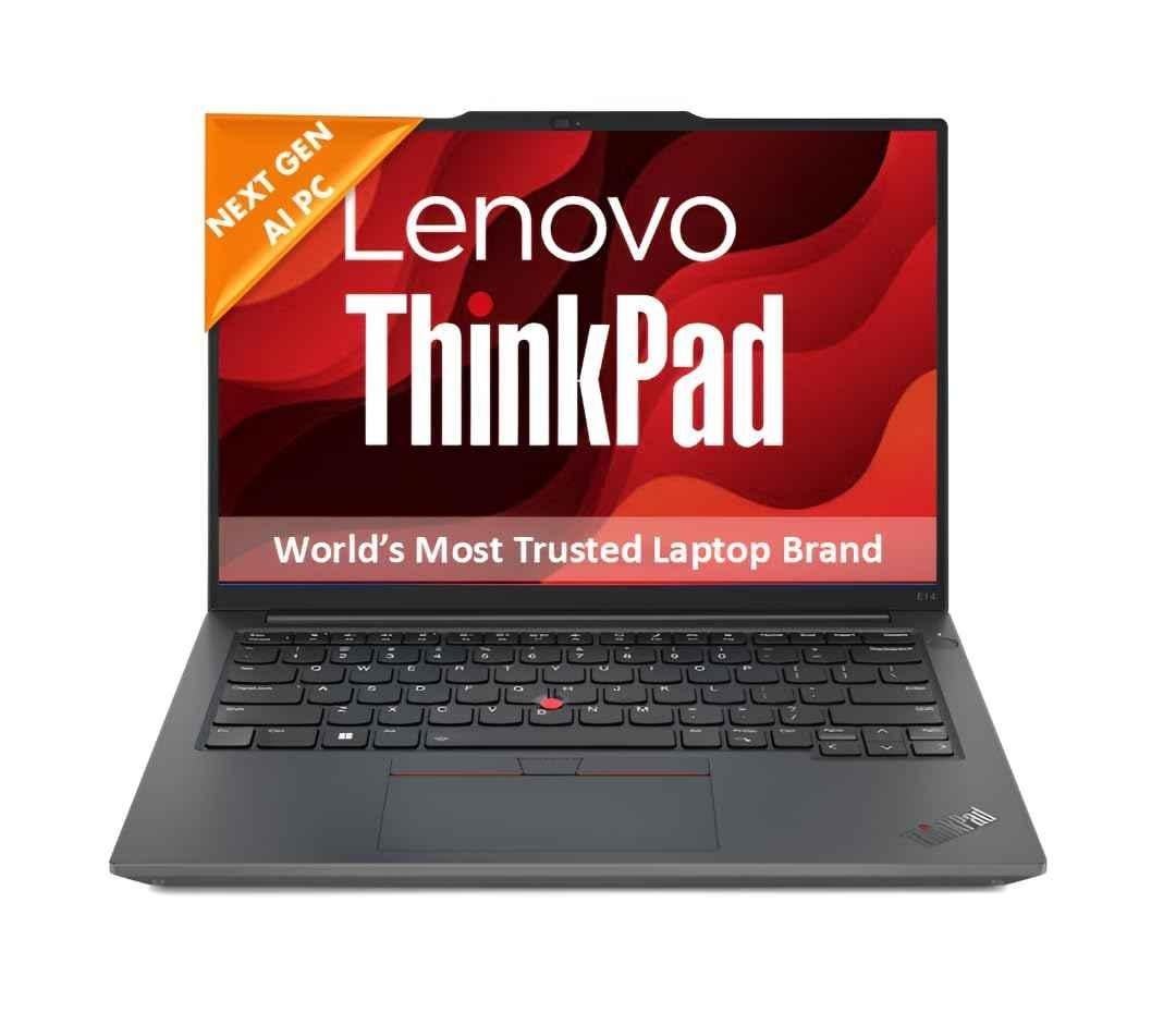 Lenovo ThinkPad E14 Black Laptop with 12th Gen/Intel Core 5/16GB/512GB SSD/Win11 Pro & 14 inch LED Display, 21T9005UIG