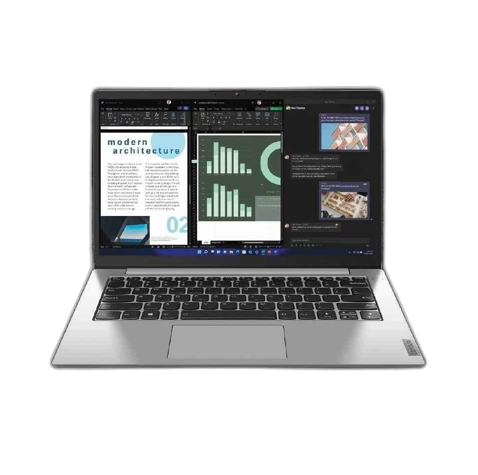 Lenovo S14 Gen3 Cloud Grey Laptop with 12th Gen/Intel Core i5-1235U/8GB/512 GB SSD/DOS & 14 inch FHD LED Display, 82TW000VIH