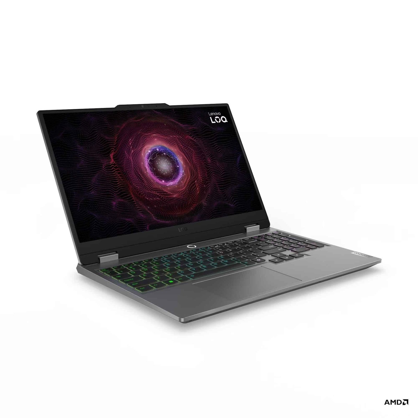 Lenovo LOQ Luna Grey Laptop with AMD Ryzen 5 7235HS/12 GB/512 GB SSD/Window 11 Home/MS Office & 15.6 inch FHD Display, 83JC00EEIN