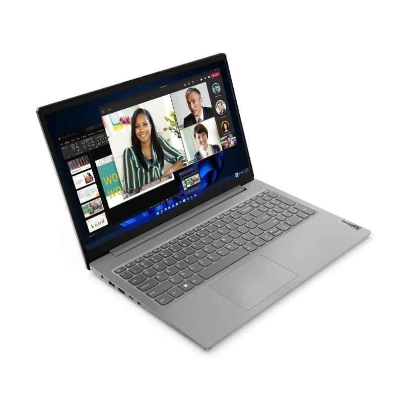 Lenovo V15 Arctic Grey Laptop with AMD Ryzen 3 7320U 8GB/512GB SSD/DOS & 15.6 inch FHD 250 Nits Antiglare Display, 82YU00W6IN