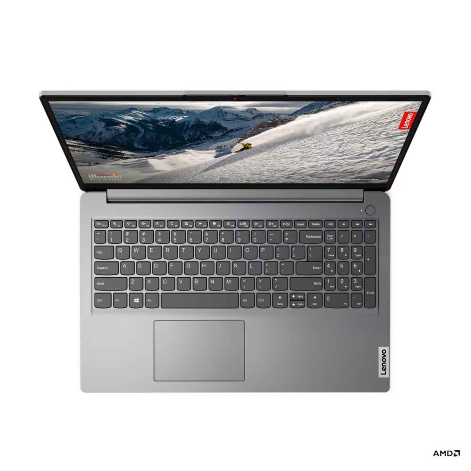 Lenovo Ideapad Slim 1 Cloud Grey Laptop with AMD Ryzen 5 5500U/8 GB/512 GB SSD/Window 11 Home/MS Office & 15.6 inch FHD Display, 82R4011NIN