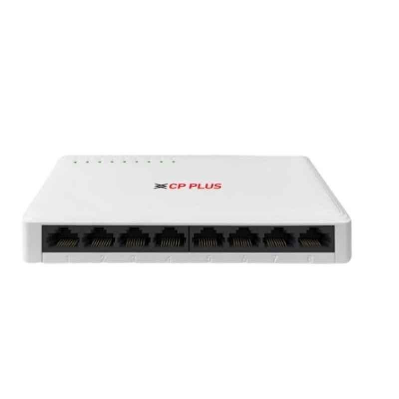 CP Plus 5W 8 Port 10/100 Mbps Gigabit Ethernet Switch, CP-ANW-GS108-M