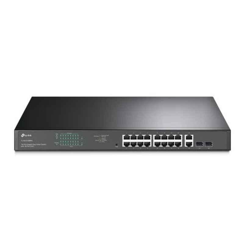 TP-Link TL-SG1218MPE JetStream 16-Port Gigabit Easy Smart PoE+ Switch with 2 SFP Slots
