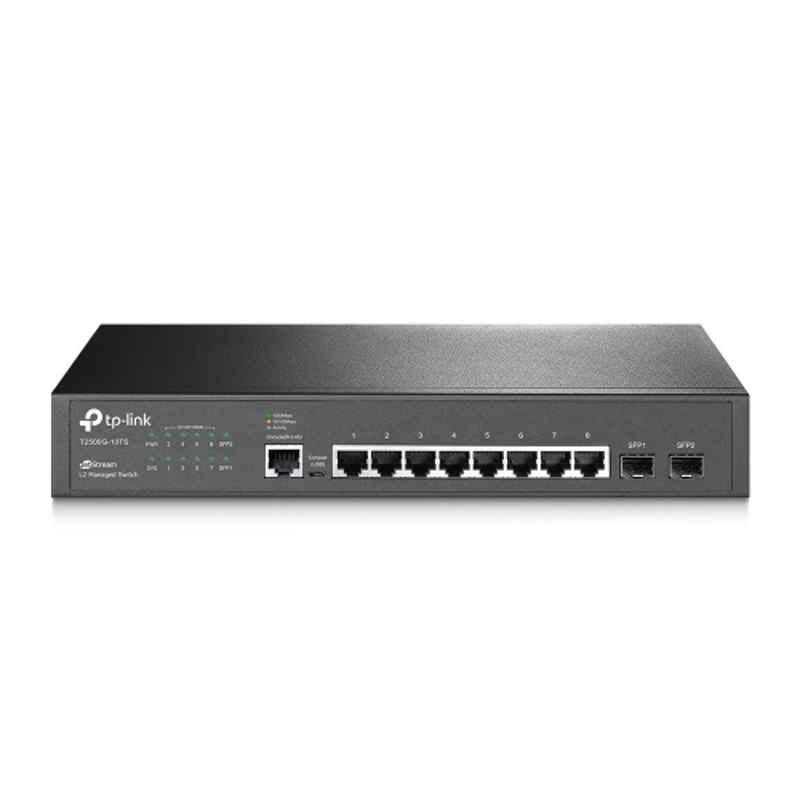 TP-Link Jetstream 8 Port Gigabit L2 Managed Switch, T2500G-10TS(SG3210)