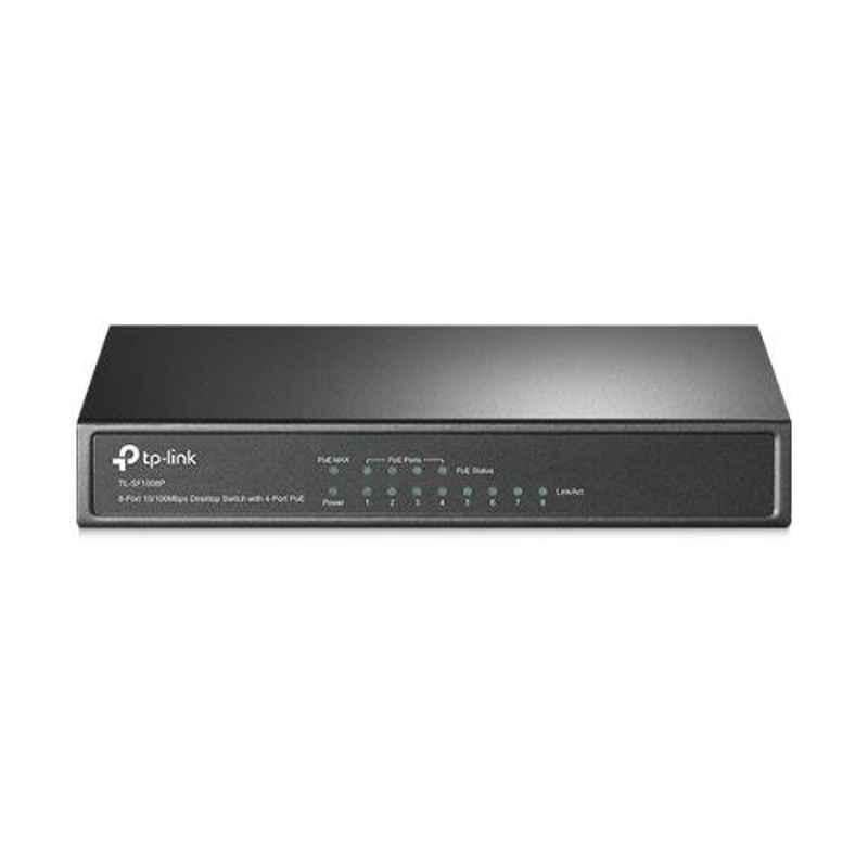 TP-Link 8 Ports 10/100Mbps Desktop Switch with 4 Ports POE, TL-SF1008P V4