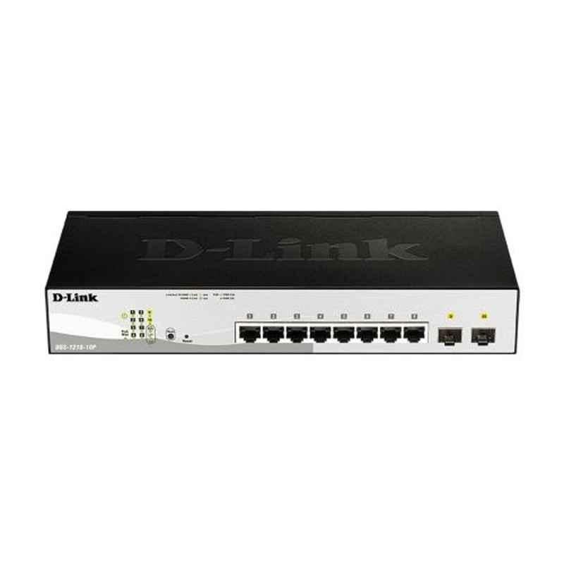D-Link 10-Ports Gigabit Smart Managed PoE Switch, DGS-1210-10P