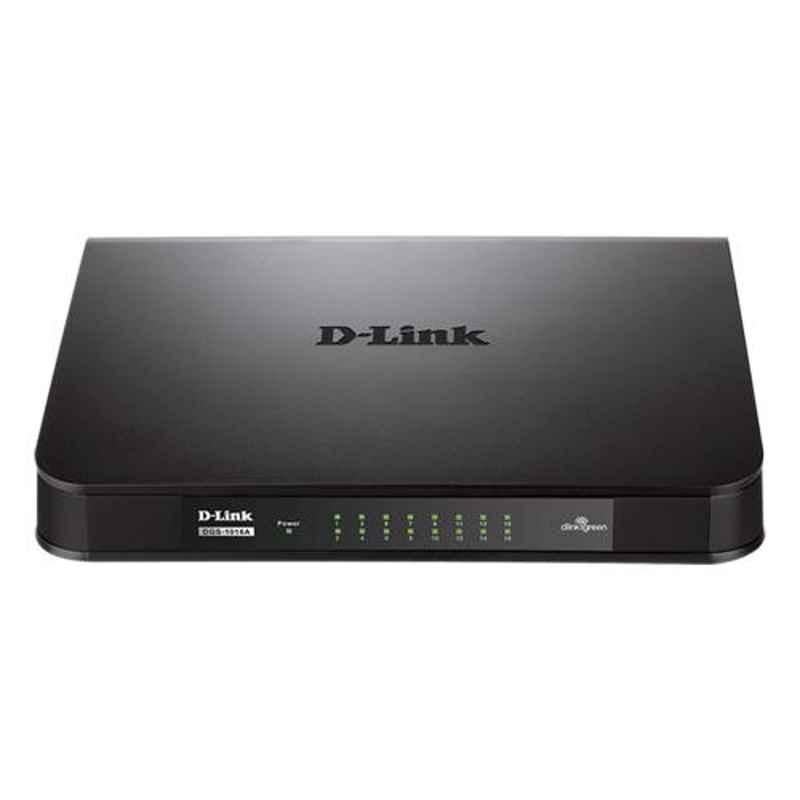 D-Link 16-Ports Unmanaged Gigabit Switch, DGS-1016A