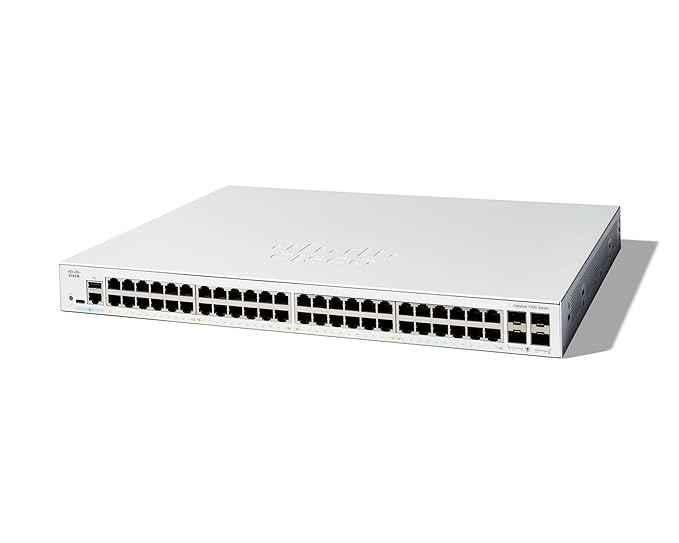 Cisco Catalyst 1300 48 Port GE 4x1GE SFP Managed Switch, C1300-48T-4G