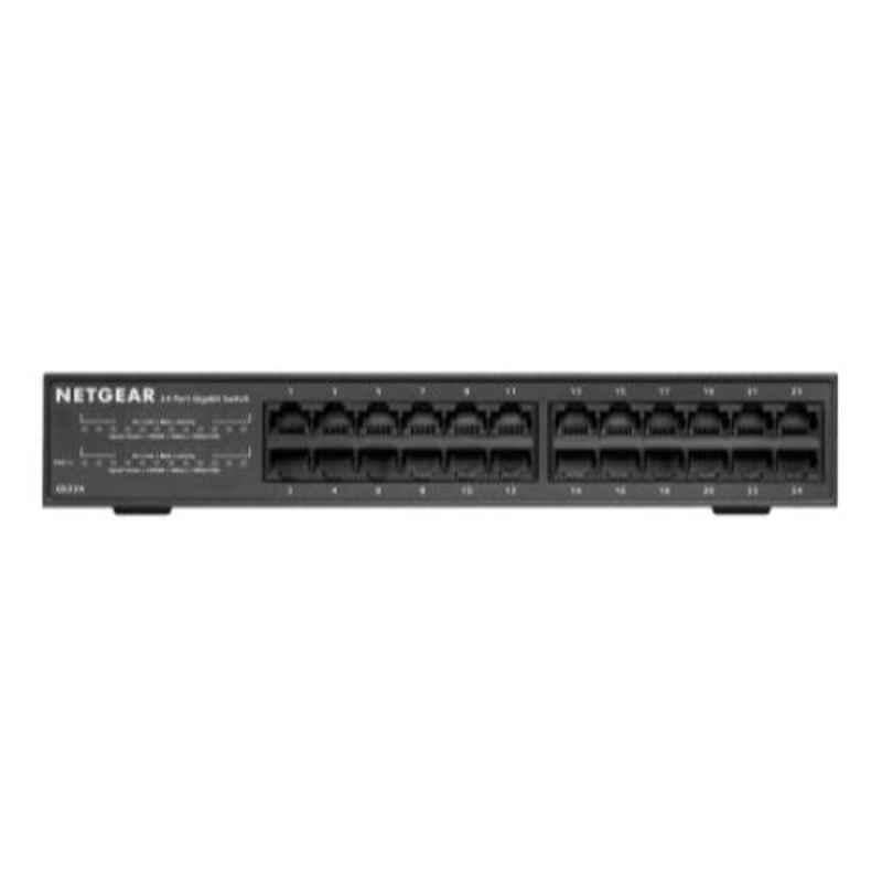 Netgear 24 Ports 11.1W 48 Gbps Soho Ethernet Unmanaged Switch, GS324