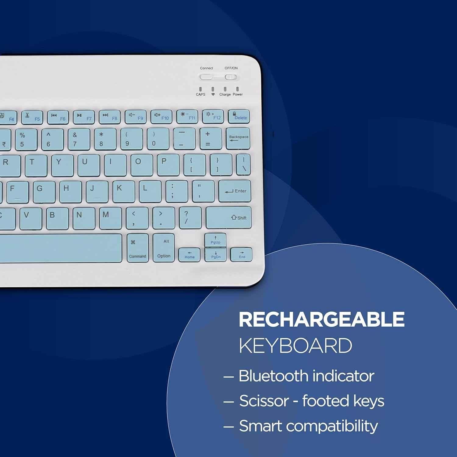 Acer Blue 10m Wireless Keyboard & 3 DPI Mouse Combo, ZC.A01SI.222 - view 3