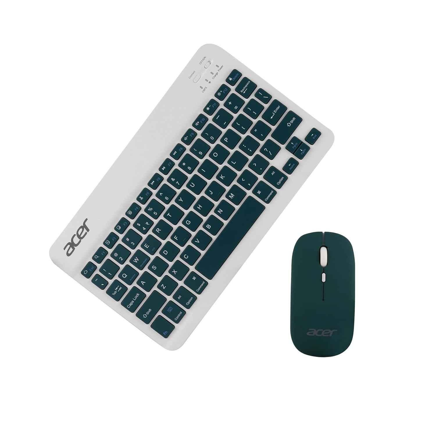 Acer 10m Green Wireless Keyboard & 3 DPI Mouse Combo, ZC.A01SI.18L - view 1