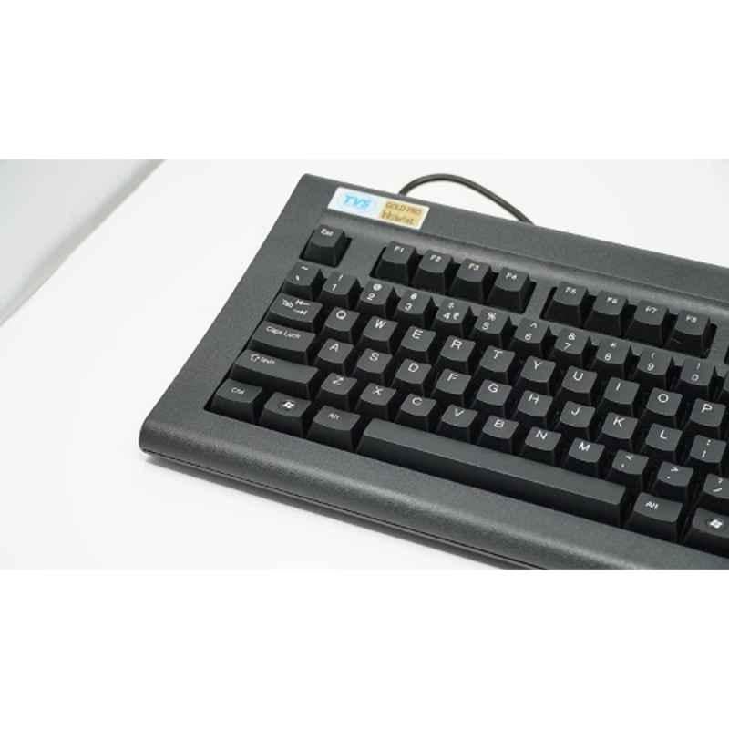TVS Gold Pro Black Mechanical USB Wired Keyboard, TEC_12 - view 2