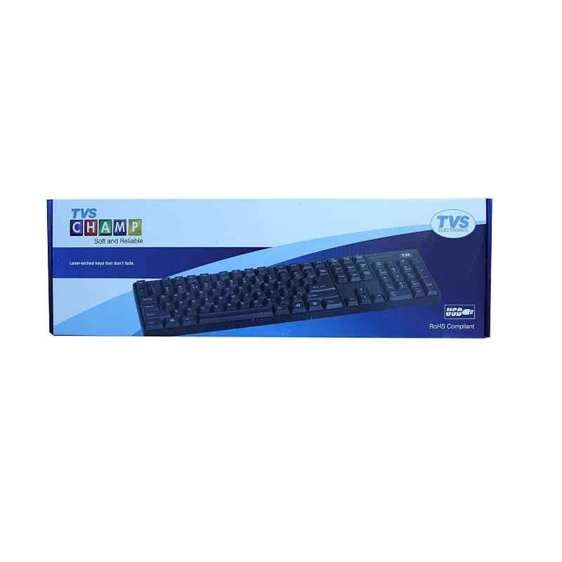 TVS Champ Devnagric & English Black USB Computer Keyboard - view 1