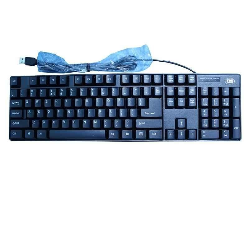 TVS Champ Devnagric & English Black USB Computer Keyboard - view 2