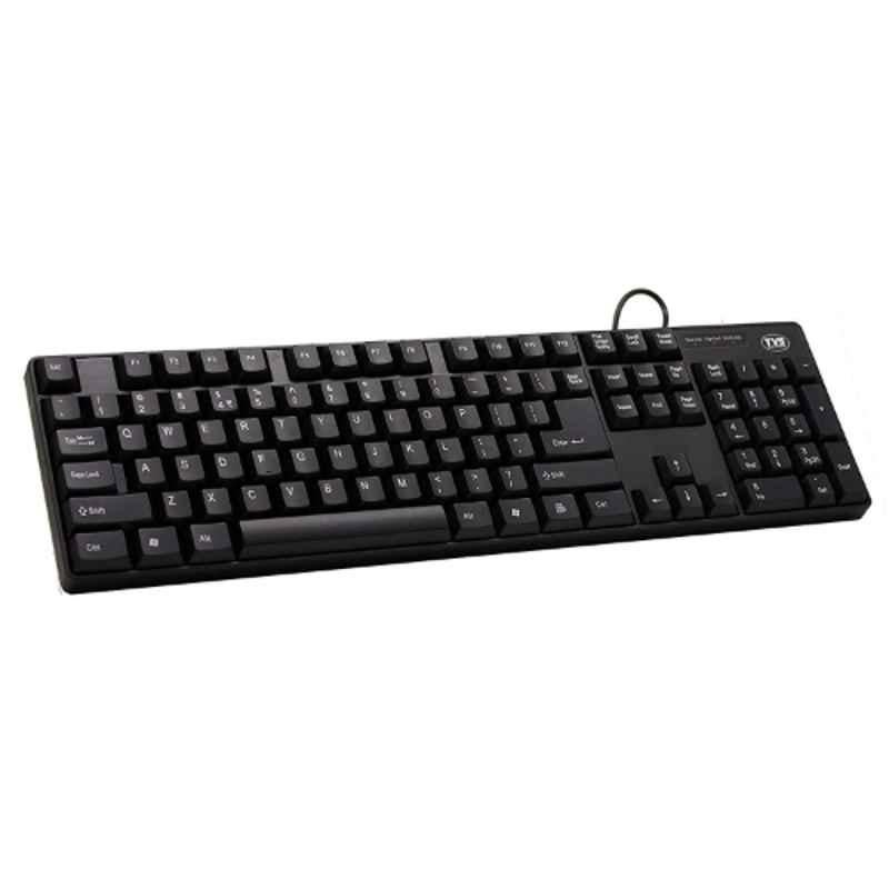 TVS Champ Black USB Keyboard - view 2