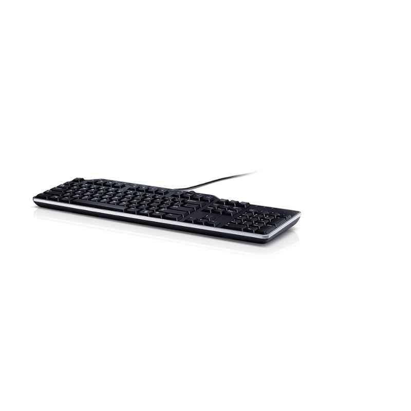 Dell KB522 Business Black Multimedia Keyboard with USB Ports - view 3