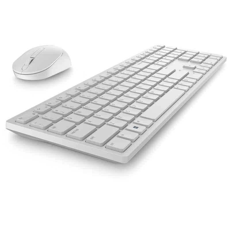 Dell KM5221W Pro Wireless White USB Keyboard & Mouse Combo - view 3