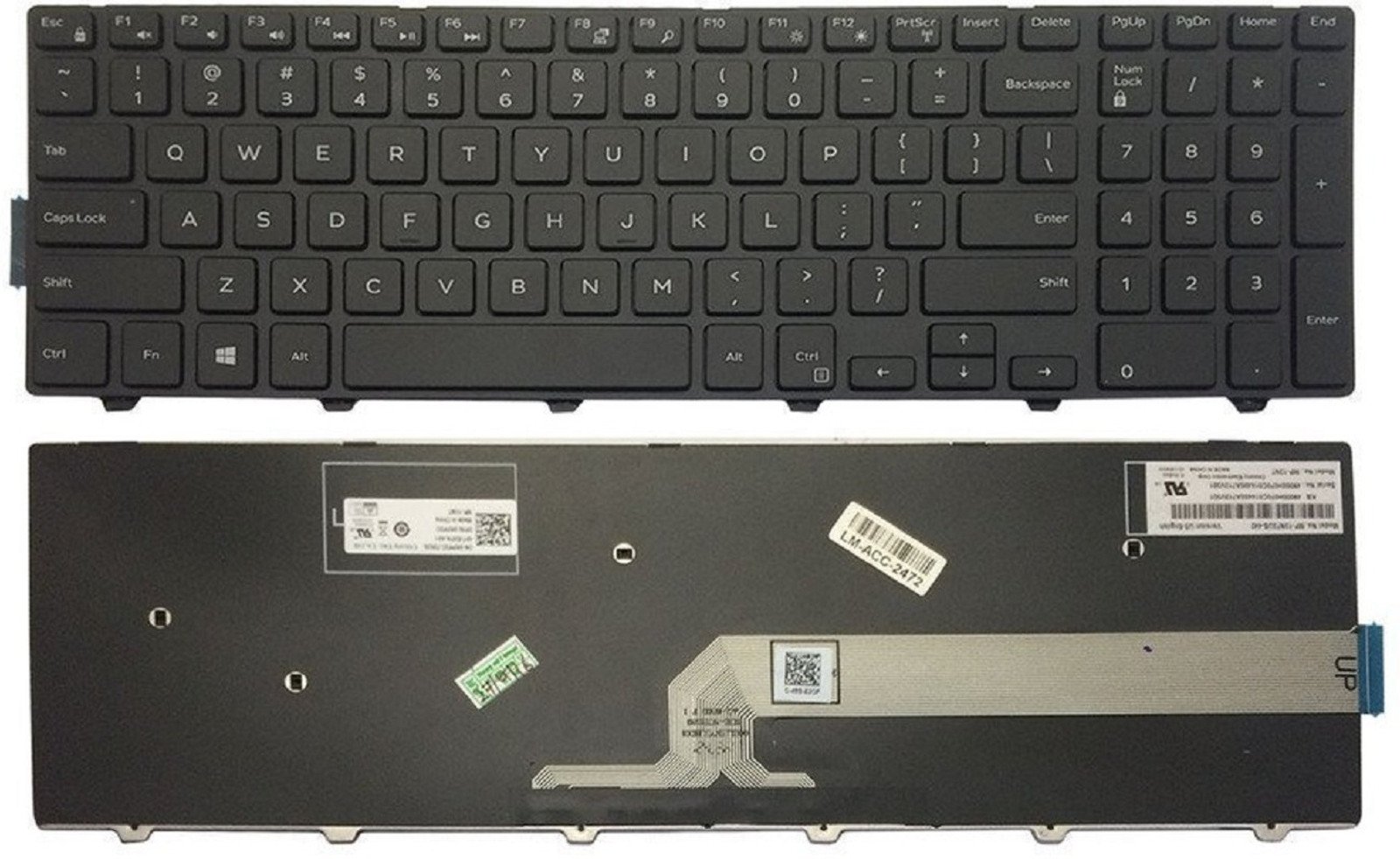 Dell 3542 Inspiron Seriage Laptop Keyboard - view 2