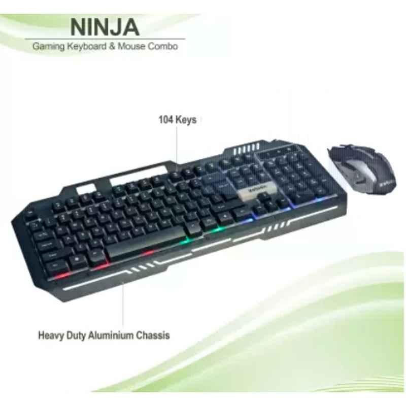 Zebion Ninja Black Wireless Gaming Combo with 1 Year Warranty - view 3