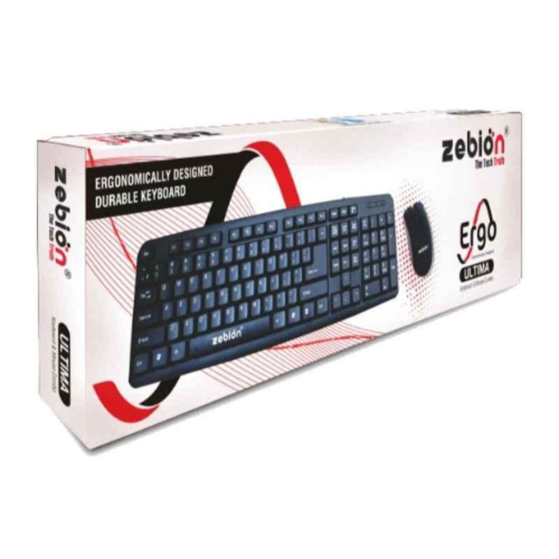 Zebion Ultima Red USB Wired Mouse & Keyboard Combo with 1 Year Warranty - view 2