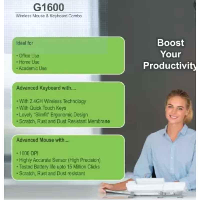 Zebion G1600 Wireless Laptop Keyboard - view 1