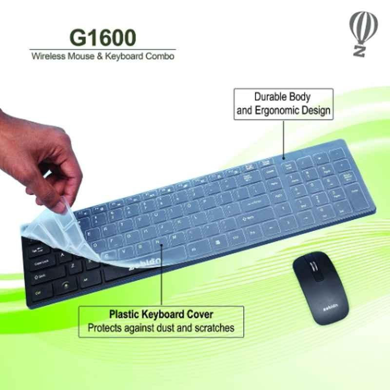 Zebion G1600 Wireless Keyboard Mouse Combo with Nano Receiver with 1 Year Warrenty - view 2