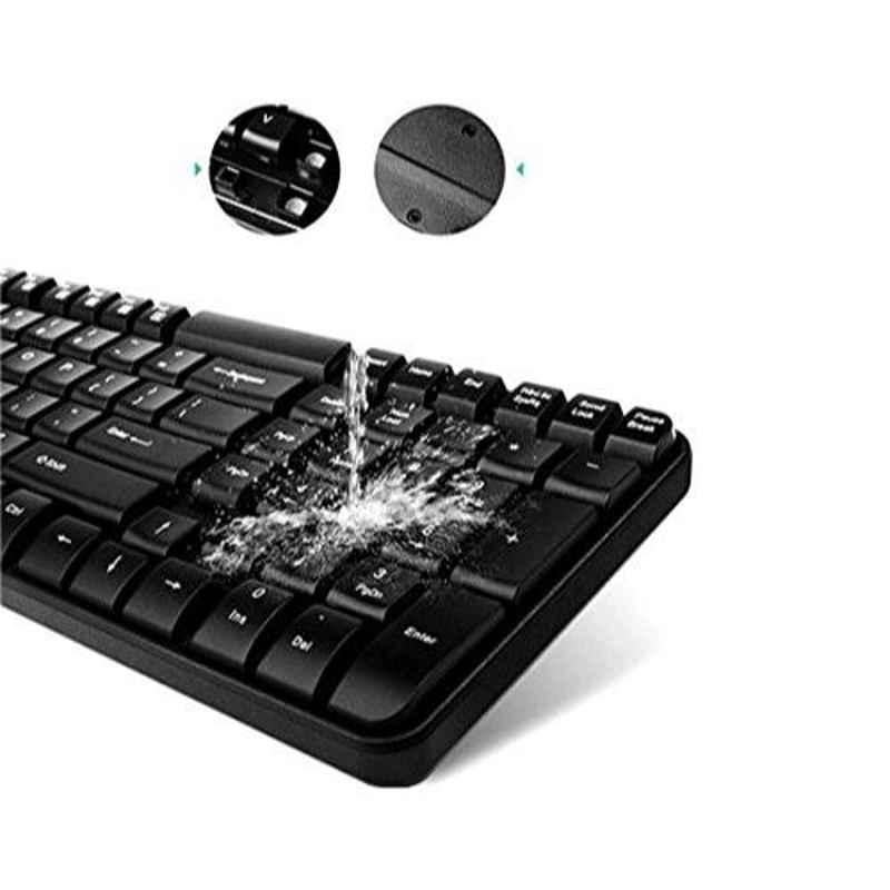 Rapoo X1800S Wireless Black Optical Mouse & Keyboard Combo - view 1
