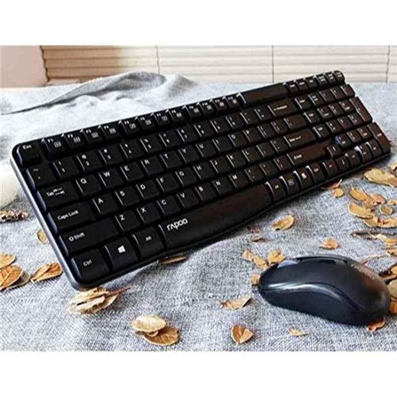 Rapoo X1800S Wireless Black Optical Mouse & Keyboard Combo - view 2