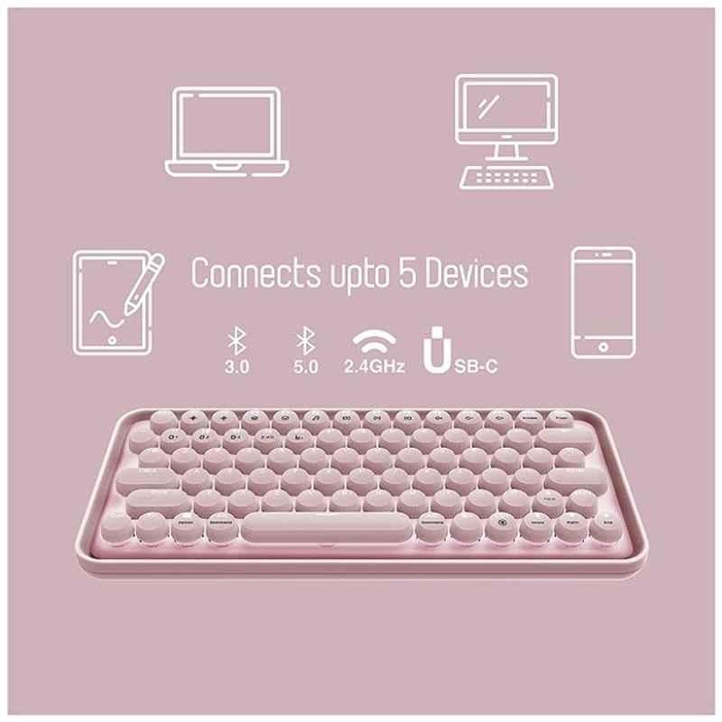 Rapoo Ralemo Pre 5 Pink Mechanical Wireless Keyboard - view 1