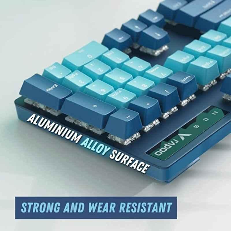 Rapoo V500 Pro Cyan Blue Mechanical Gaming Keyboard - view 2