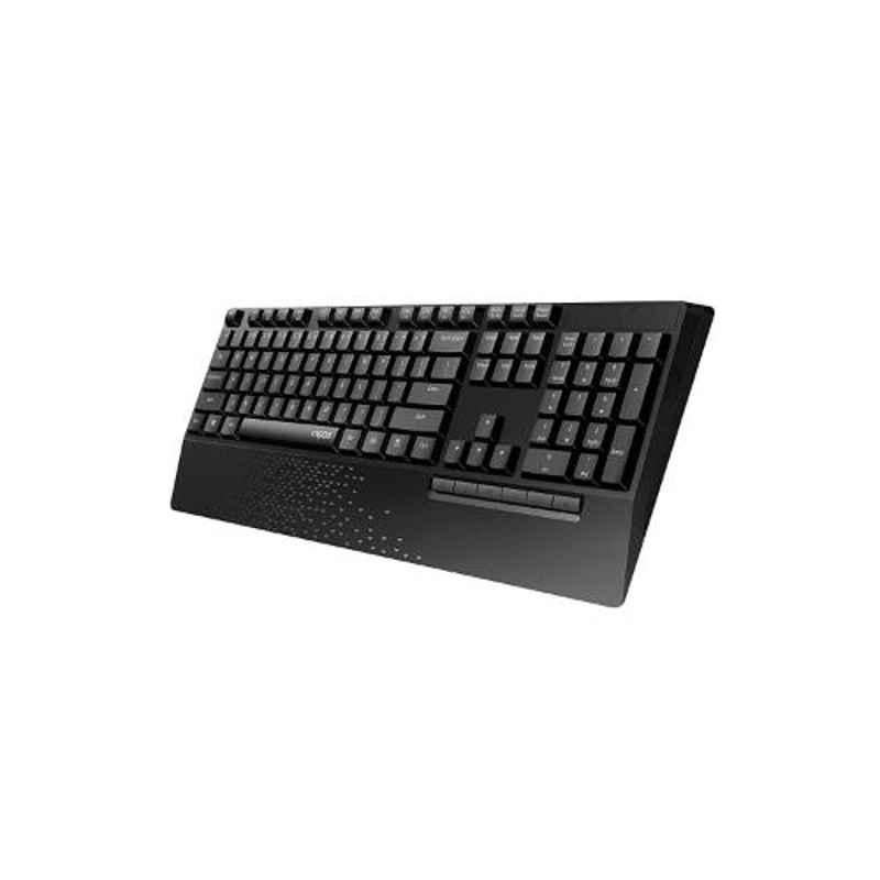 Rapoo X1960 Wireless Black Optical Mouse & Keyboard Combo - view 3