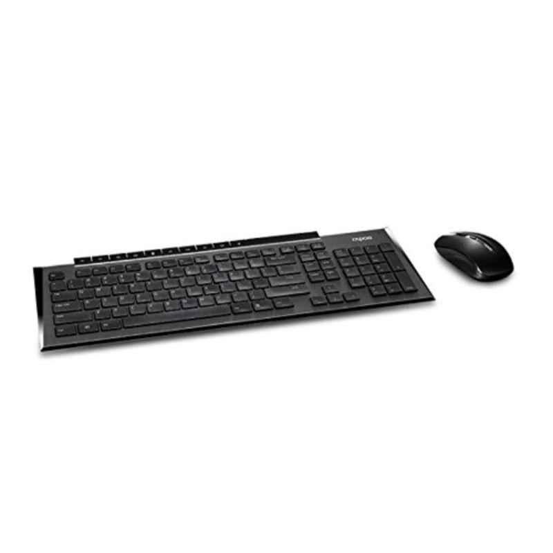 Rapoo 5.8 Ghz Black 500/1000 DPI Wireless Optical MM Combo of Keyboard & Mouse, 8200P - view 1