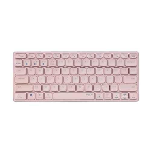 Rapoo E9050G Pink Bluetooth Rechargeable Type-C USB Wireless Keyboard - view 2
