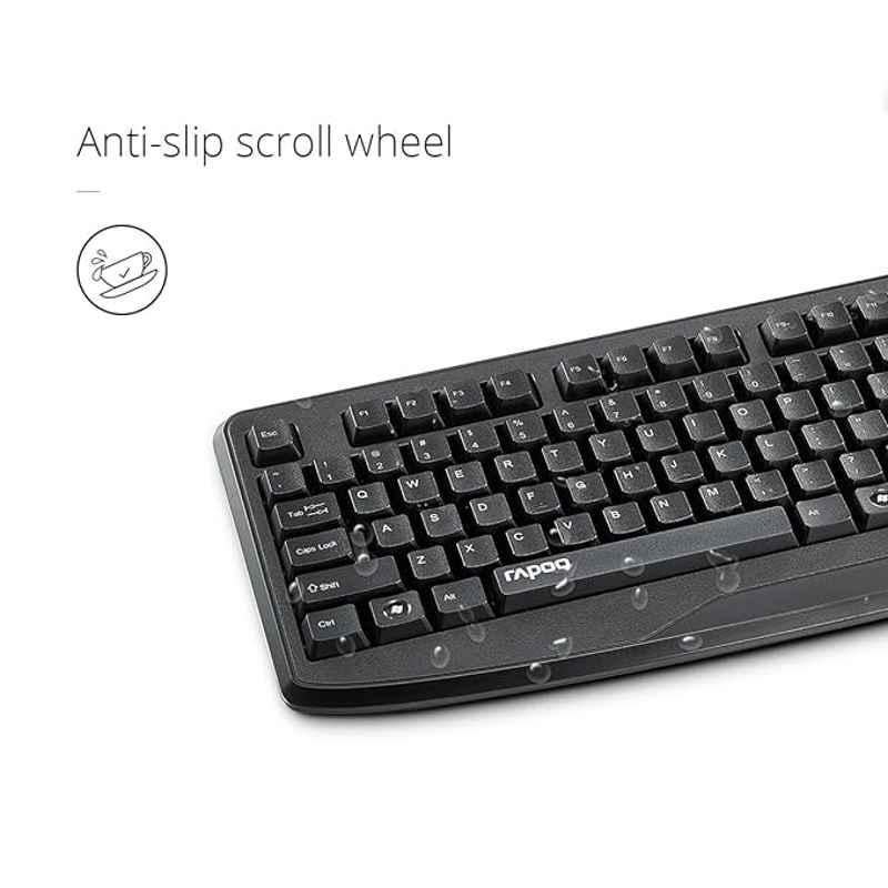Rapoo NK2600 Black USB Wired Keyboard - view 2