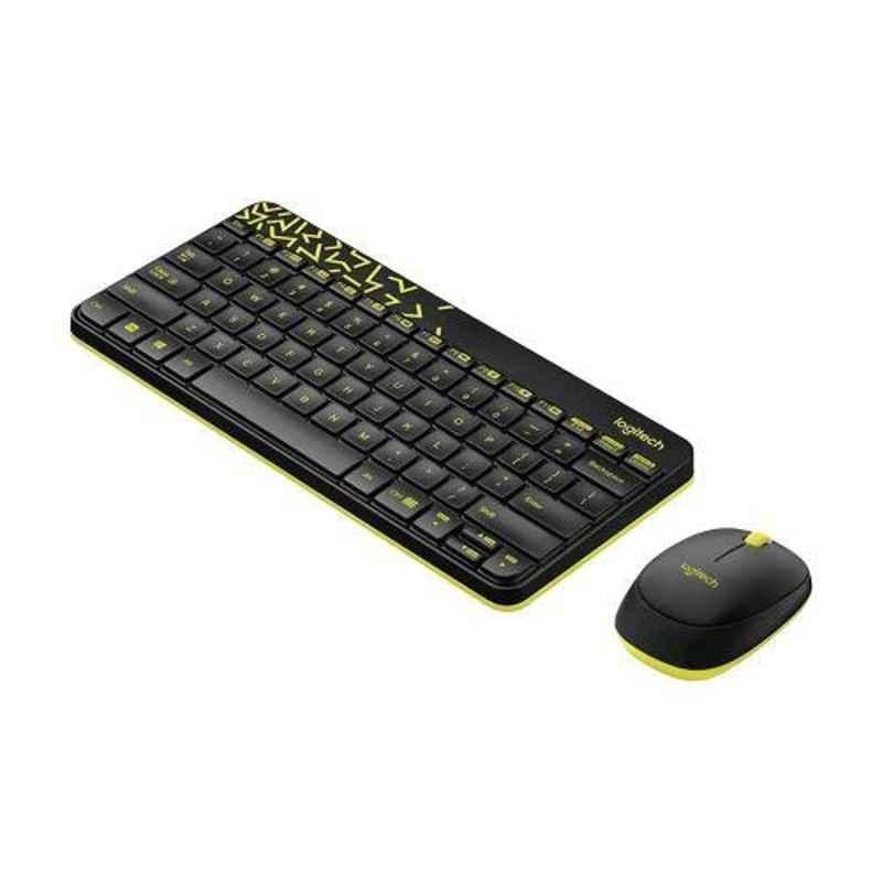 Logitech MK240 Black Wireless Keyboard & Mouse Combo, 920-008202 - view 1