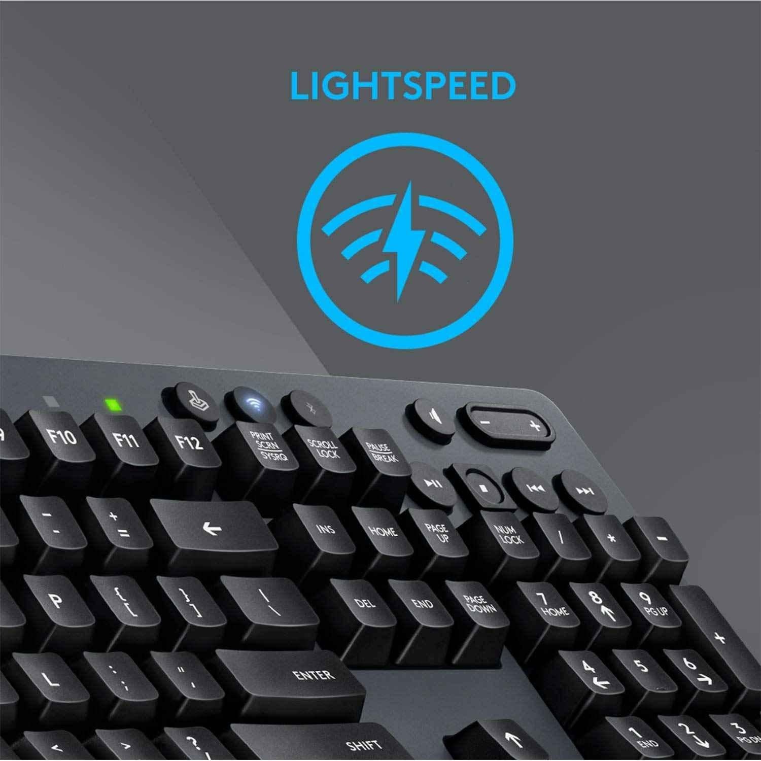 Logitech G613 Black Lightspeed Wireless Mechanical Gaming Keyboard with Multihost 2.4 GHz + Bluetooth Connectivity - view 1