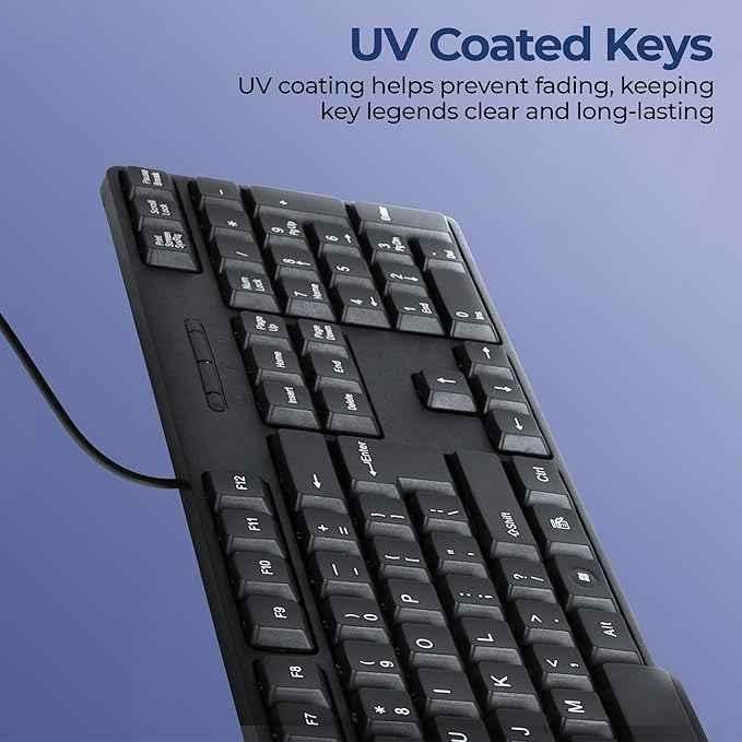 Zebronics 104 Keys Black Wired Keyboard, K65 - view 2