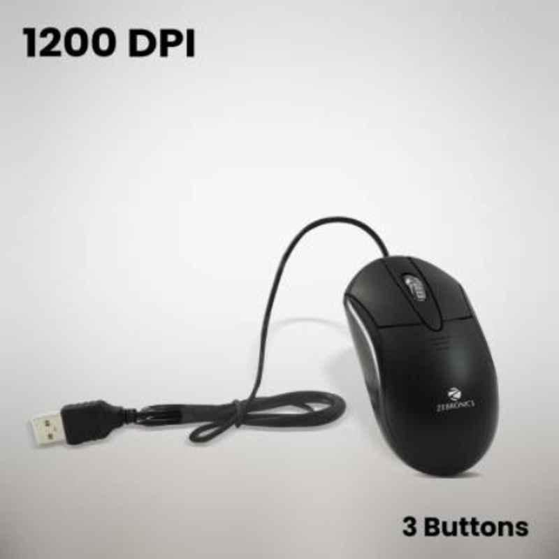 Zebronics Judwaa 555 Black Wired Keyboard & Mouse Combo - view 1