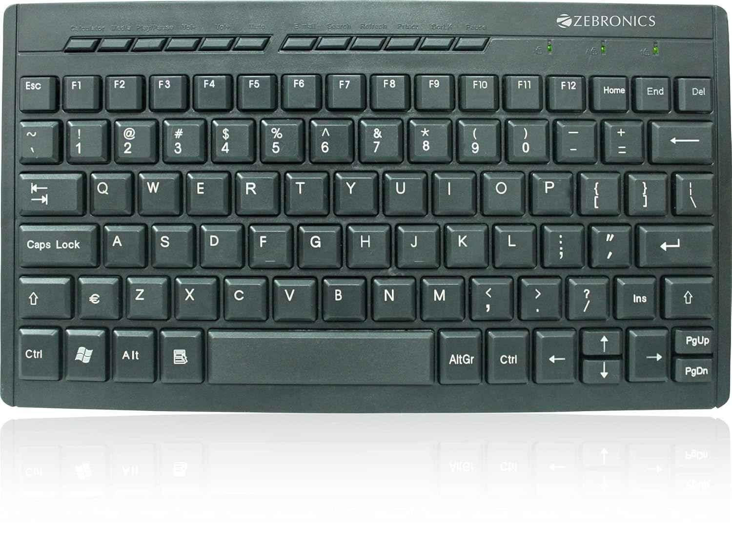 Zebronics ZEB-K04 96 Keys Wired Black Computer Keyboard, GC-RB-2822